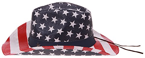 Enimay Western Outback Cowboy Hat Men's Women's Style Straw Felt Canvas USA 1 One Size