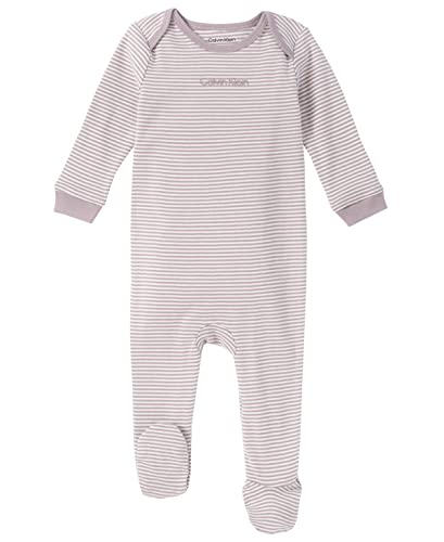 Calvin Klein Organic Baby Essentials Footed Coverall