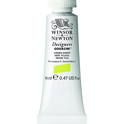 Winsor & Newton 14ml Designers Gouache Tube - Linden Green