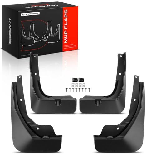 Image of A-Premium Set of 4PCS Mud Flaps Splash Guards Mudguards Mudflaps with Hardware Kits Compatible with BMW 530i, 530i xDrive, 540i xDrive, 2024, Front and Rear (Driver & Passenger Side) | Compatible with BMW 530i, 530i xDrive, 540i xDrive, 2024, Set of 4 Front and Rear