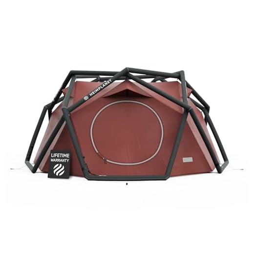 HEIMPLANET Original | 2022 The CAVE XL 3 Person Tent | Inflatable Camping Tent | Outer Tent and Tent Floor - 5000mm | No Tent Poles Required | Supports 1% for The Planet (4-Season)