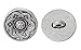 Produktbild CansyY 20 Metallknöpfe antiksilber Keltic -Muster, Ø ca. 15mm, Ösenknöpfe Knöpfe