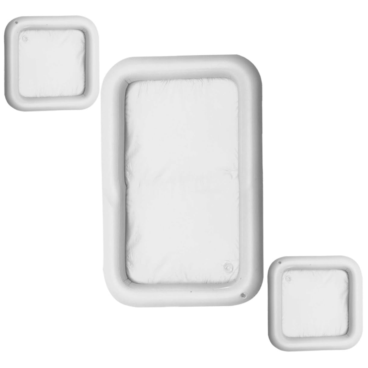 Plateau de service 3 pièces et bar gonflable de piscine pour rafraîchissement extérieur