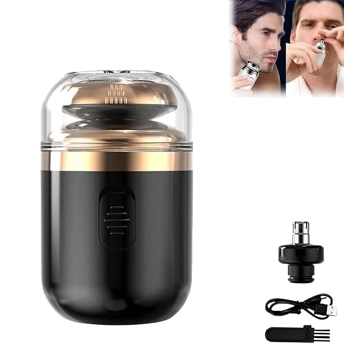 Mini Rasoio Elettrico Capsule USB, IPX7 Impermeabile