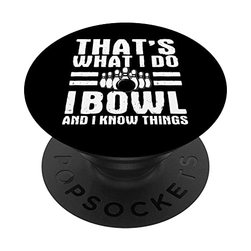 Lustiges Bowling Team Zitat Great Bowler Design PopSockets mit austauschbarem PopGrip