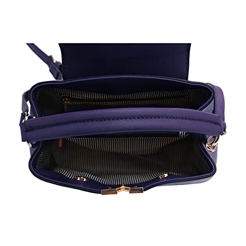 Image of EVVE Women's Small Satchel Bag Classic Top Handle Purses Fashion Crossbody Handbags with Shoulder Strap