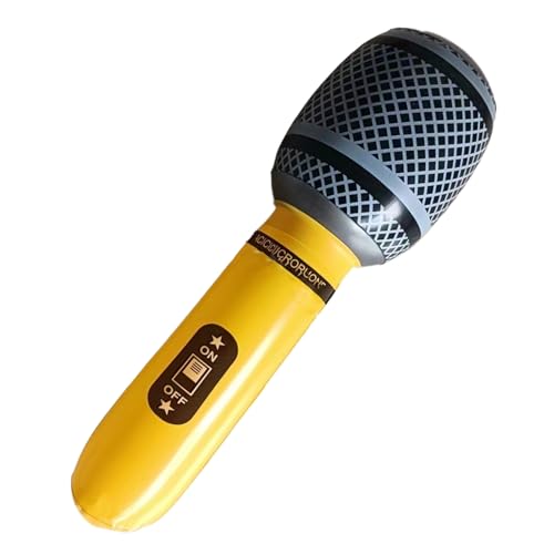Micrófono De Juego De Simulación: Juguete De Instrumento Musical De Simulación, Construcción De, Fomenta La Confianza En El Rendimiento del Canto, Regalo Divertido para El Aprendizaje