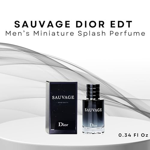 Image of Dior Sauvage Perfume for Men Mini EDT Splash, 0.34 Ounce