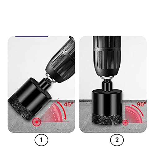 Diamond Coated Drill Bit 6-65Mm Hole Saw Drilling Bits Fit For Glass Ceramic Marble Tile Granite Power Tool Accessories Core Tools Saw Bit Extension (Size : 50 Mm) #TOP4