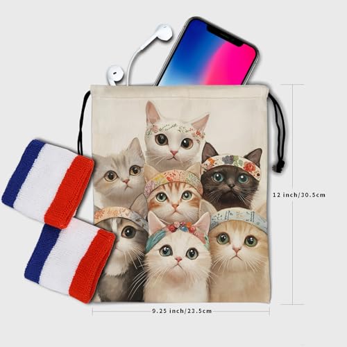 Image of Nerxy Pet Gymnastics Grip Bag Dog Cat Drawstring Grip Bags Puppy Shoe Bag Gym Storage Pouch