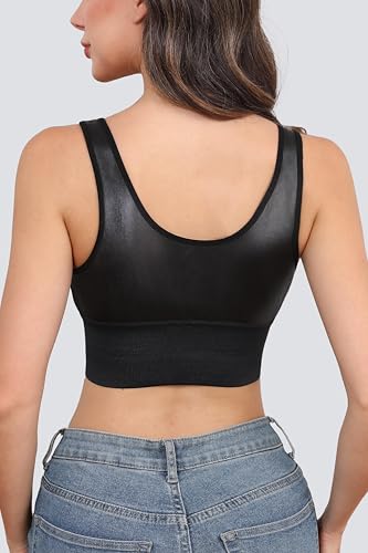 Post Surgery Compression Bra - Women's Front Closure Bra with Adjustable Straps Wirefree Sports4