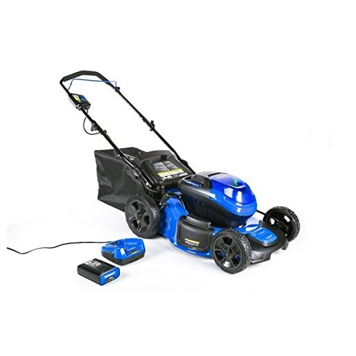 Kobalt 40-Volt Brushless Lithium Ion 20-in Cordless Electric Lawn Mower (Battery Included)