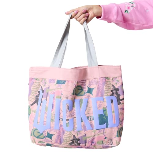 Bolso tipo tote Samii Ryan Wicked x Elphaba y Glinda, rosa miniatura 5