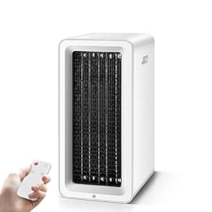 Space Heater Graphene Mobile Heater with Remote Control 3 Heating Settings 15Hr Timing Intelligent Constant Temperature and Energy Saving 2500W