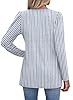 Womens Shirts Dressy Casual Long Sleeve Tops Old M... #4