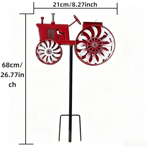 Moulin à vent de tracteur pour cour et pelouse rustique - 6