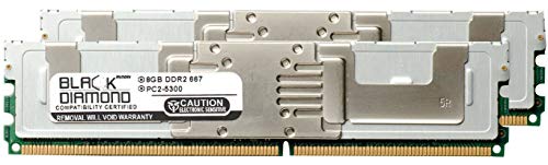 16GB 2X8GB Memory RAM for HP ProLiant Series DL380 G5, BL460c G5, DL160 G5p, DL160 G5p Special Server, DL380 G5 High Availabilit