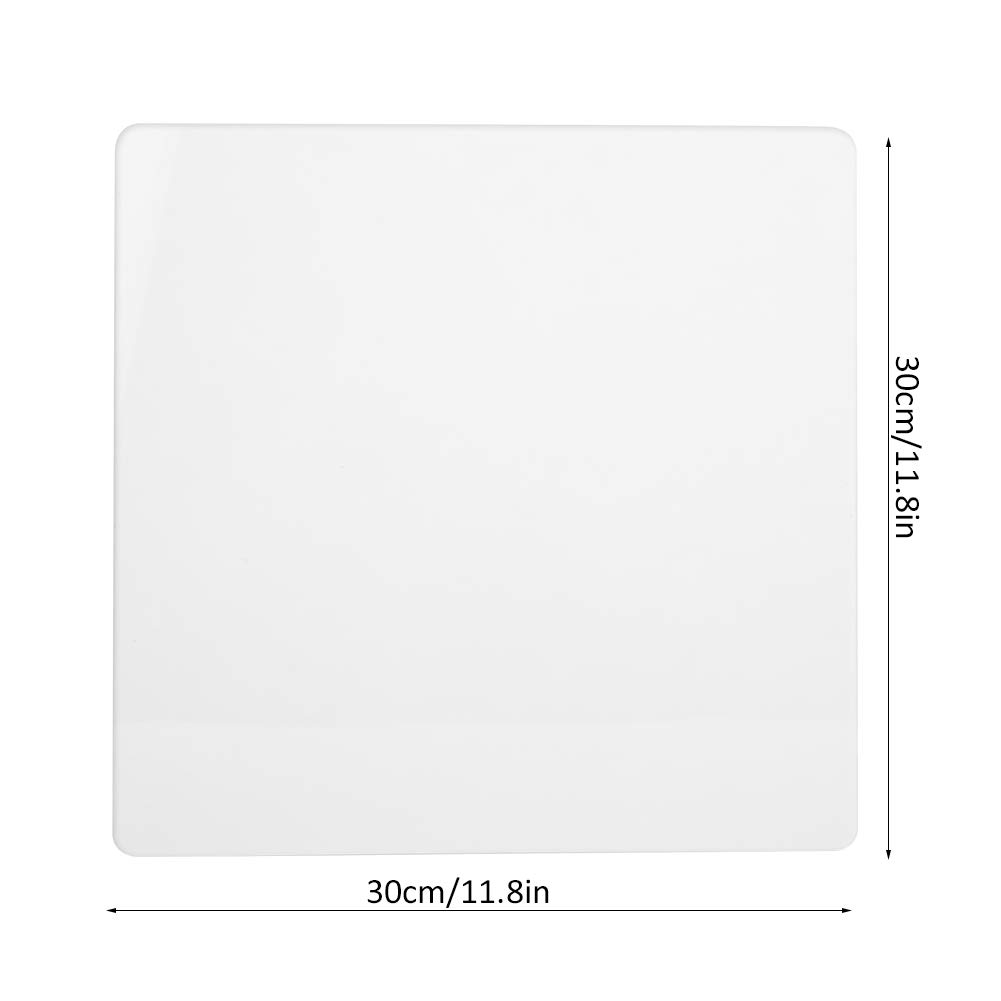 Biała tablica fotograficzna Ciciglow, 30 x 30 cm, akrylowa, odblaskowa do studia fotograficznego