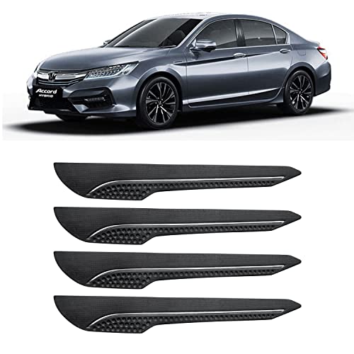 Image of AOSIS-Car Bumper Protector /Bumper Guard for Honda Accord Hybrid with Single Chrome Stripe (4-Pcs)