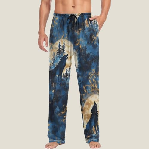 Pantalon de nuit homme léger et décontracté à coupe ample