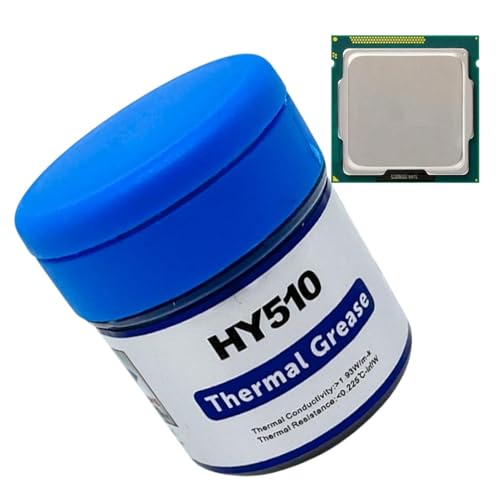 Grasa térmica conductora para CPU - pasta de enfriamiento de alto rendimiento, compuesto de disipación de calor de silicona | Material de interfaz térmica para tarjetas gráficas, procesadores, l