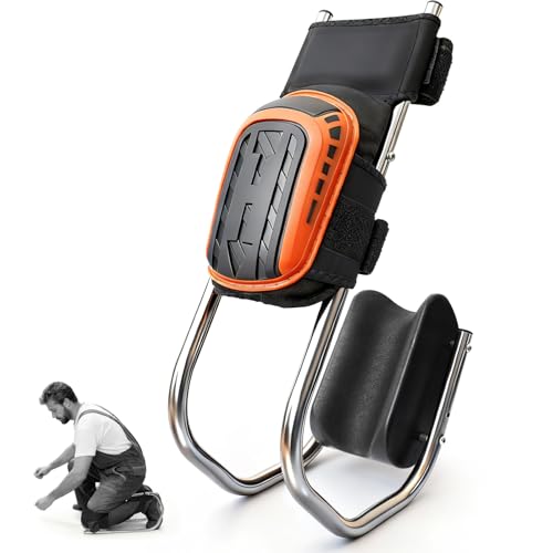 Knee Seat for Work Kneeler Seat for Gardening Farm Work Kneeling Pad with Detachable Seat Ergonomic Kneeler & Kneeling Seat for Construction Tiling Flooring Cleaning Knee and Ankle Support