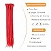 ELIGHTY Dreadlock Extensions - Synthetic Braids, Soft faux Locs, Dreads, Crochet Locs, Reggae Hair, Dreadlocks Extension Braiding Hair For Women/Men (20 Inch (20 Strands/Pack), Red)