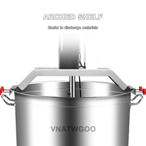 Cocina de agitación comercial, máquina de mezcla automática de acero inoxidable con velocidades ajustables para preparación de salsa a granel