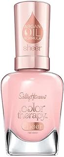 Sally Hansen Color Therapy Nail Polish, Rosy Quartz Long-Lasting Nail Polish with Gel Shine and Nourishing Care, Pack of 1