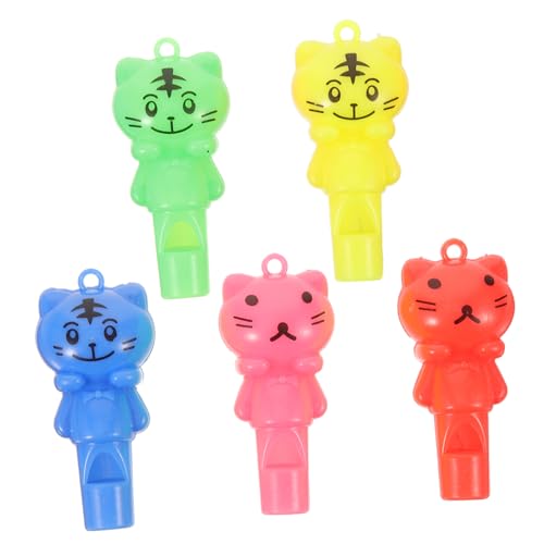 Toddmomy 10Pcs Referee Whistle with Lanyard Loud Sound Sports Whistles for Party Favors Training Competitions and Athletic Events