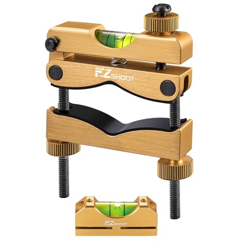 EZshoot Scope Leveling Kit with Precision Bubble and Magnetic Levels Gold | Scope Levels, Bubble Leveling System, Universal Magnetic Scope Mounting Kit, Made of Aluminum Alloy, Includes a Storage Box - image 1