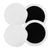Épaisseur idéale: Ce kit comprend quatre pad polissage d'environ 2,6 cm d'épaisseur chacun. Compatibles avec les ponceuses orbitales Bosch Professional et autres outils. Parfaits pour les professionnels et les amateurs, ils permettent de polir, nettoyer ou faire briller la peinture, le bois ou le métal.