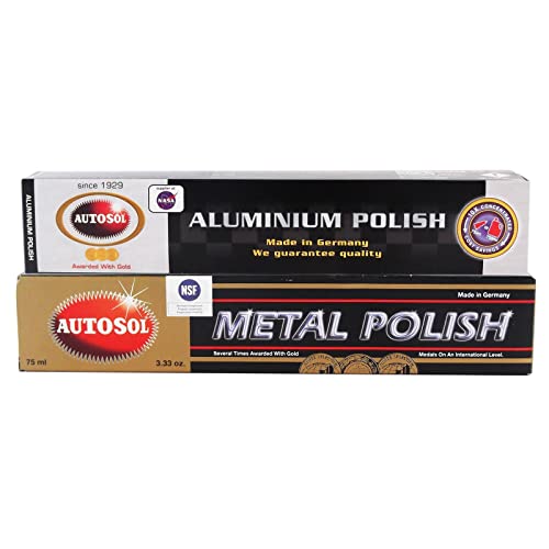 Autosol Metal Polish Glossy Chrome & Aluminium Polish Aluminium Polish 75 ml