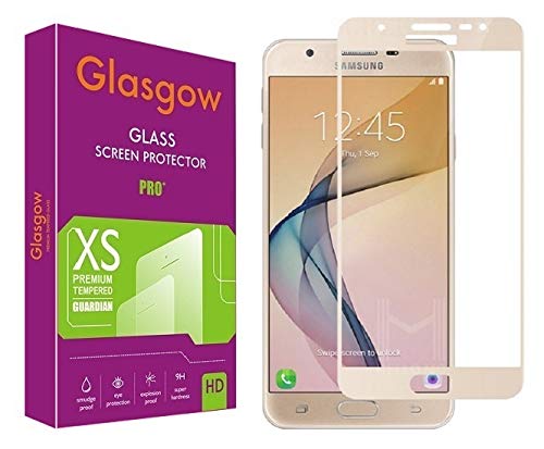 Glasgow 9h+ high definition [hd] tempered glass for samsung galaxy on nxt screen protection premium product [curved edges] [gorilla] (gold) edge to edge full screen coverage (B07W5W3BYP) Amazon Price History, Amazon Price Tracker