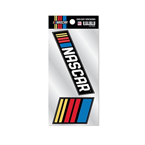Rico Industries NASCAR Double Up Decal Sticker with Team Phrase 9 x 4