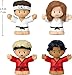 Little People Collector Cobra Kai Special Edition Figure Set for Adults & Fans in a Display Gift Box, 4 Figures