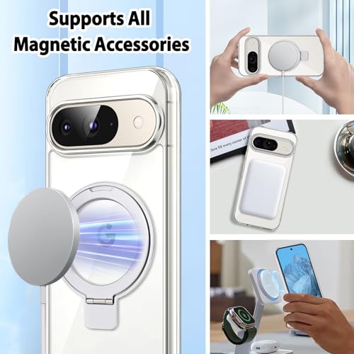Coque Google Pixel 9 antichoc transparente compatible MagSafe - 5
