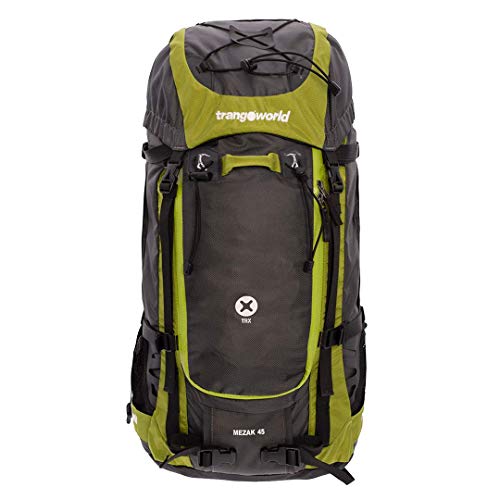 Trango Mochila Mezak 45  Unisex Adulto  Gris  Antracita Verde   36x24x45 cm  W