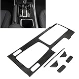 Priprilod Carbon Fiber Center Console Gear Shift Panel Cover Interior Trim Compatible with Honda 9th Gen Accord 2013-2017 with SE LX Sport EX EX-L Touring Hybrid Car Center