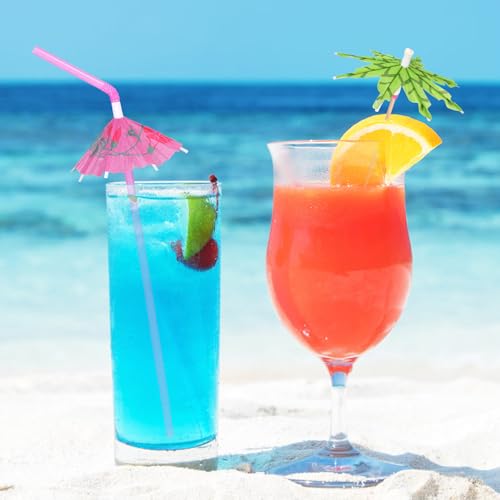 100 Pitillos Cocktail con Sombrillas 9.45 pulgadas miniatura 3