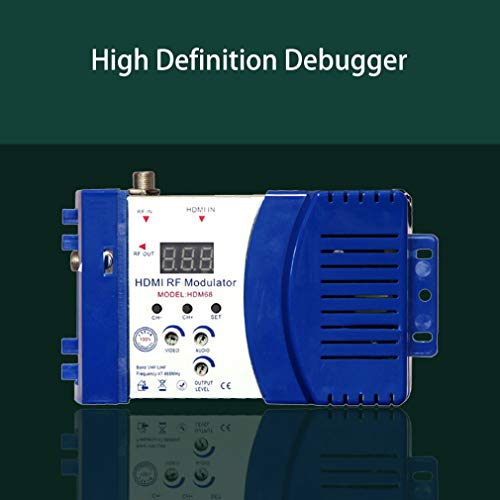 image for HDM68 Radio Frequency Modulator, Audio Video Digital RF HDMI Modulator