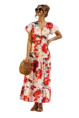 Robe longue bohème fluide et légère pour camoufler les rondeurs en été