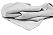 The Rag Company - The Edgeless Pearl - Professional Microfiber Detailing Towel for Ceramic Coating, Leveling & Sealant Removal, Scratch-Free & Tagless, 320gsm, 16x16 inches, Ice Grey - 12-Pack