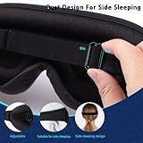 Sleep Mask, Eye Mask, Zero Eye Pressure Sleeping Eye Mask- 100% Blackout 3D Sleep Masks for Men & Women- Eye Masks for Sleeping Suitable for Travel - Image 5