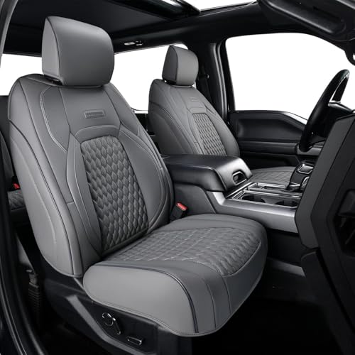 Coverado Seat Covers Dodge RAM 1500, Leatherette Seat Covers for Car Compatible…