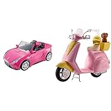 Produkt 2: ​ Der trendige Roller ist in den Farben Pink und Gelb mit silbernen Akzenten gestaltet