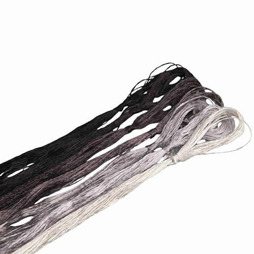 Image of Mulberry Silk Floss Embroidery Thread Floss-Cross Stitch Threads China Silk Woven Jewelry Threads DIY Sewing Kits (14)