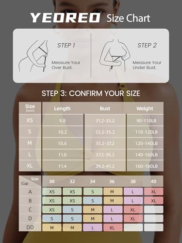 Image of YEOREO Halter Sports Bras for Women Low Impact Removable Padded Adjustable Deep V Bra Seamless Workout Gym Crop Tops