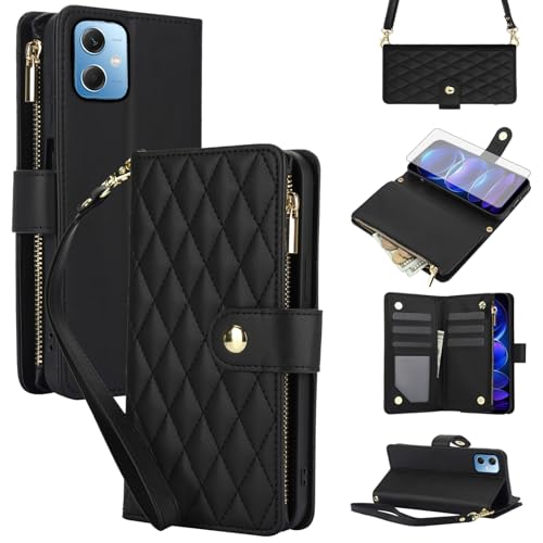 Étui Xiaomi Poco X5 avec support à rabat et protection verre trempé