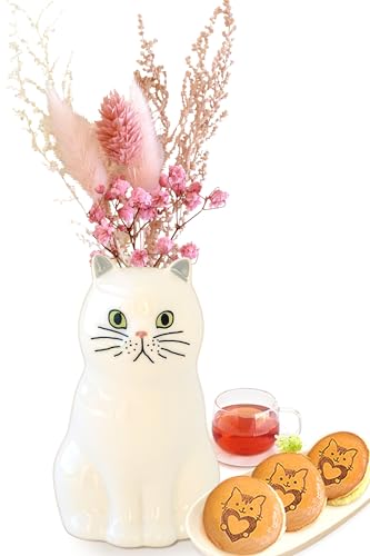 おいもや 誕生日 プレゼント 猫 一輪挿し 雑貨 どら焼き チョコレート 猫好き ネコ ギフト ペルシャ猫